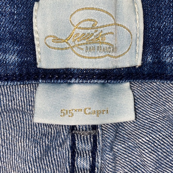 Levi’s 515 capris denim size 8 - Picture 3 of 8
